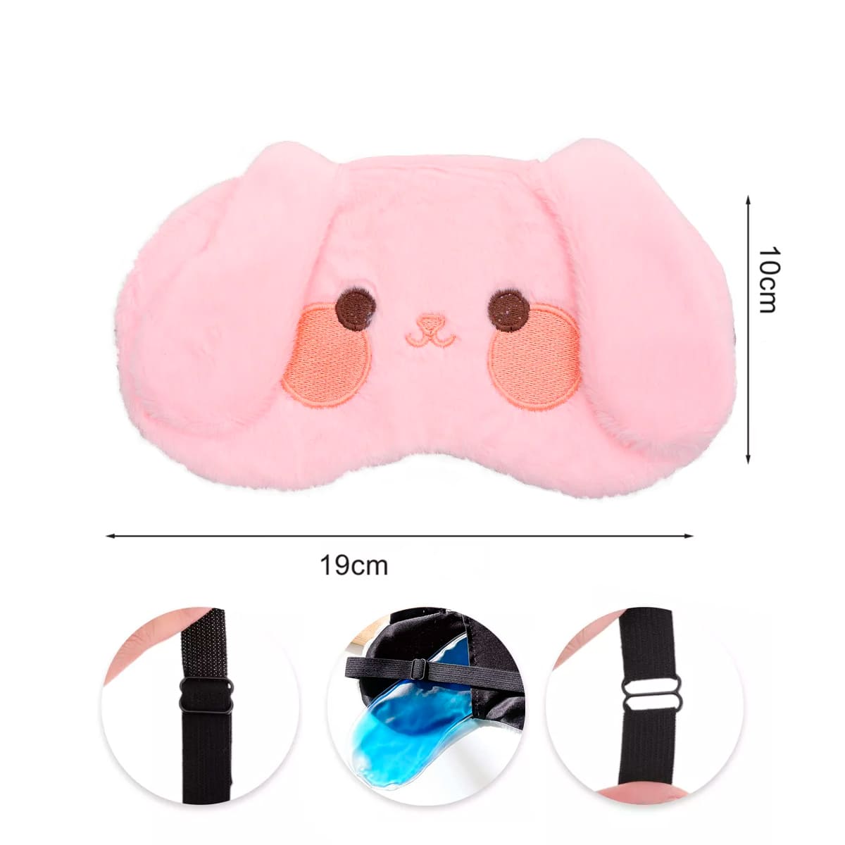 Vista 7 de Antifaz Kawaii De Peluche H3082-3